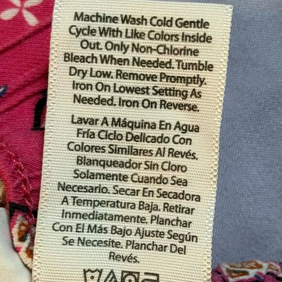 THREE Pairs of Pajama Pants (1 Pink print Capri, 2 Striped print wide leg) S/M - Picture 8 of 16